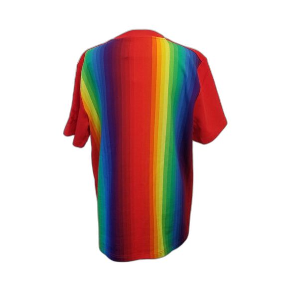 NWT UGG PRIDE Love Rainbow Stripes Logo T-Shirt Size Medium - Picture 2 of 16